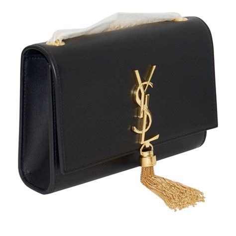 ysl kate leather shoulder bag|YSL kate bag with tassel.